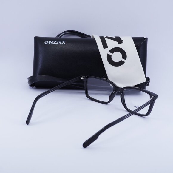 Kenzo KZ50016U 001 Square 52mm Eyeglasses - Black - Picture 3 of 11